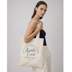 New Amalfi Coast Positano Italy Fabric Tote Bag